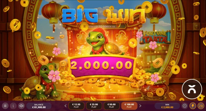 Fortune Tarta – suur võit põhimängus